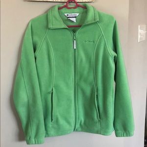 Columbia fleece zip up jacket